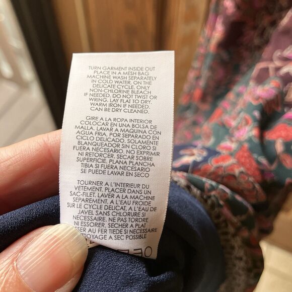 Cabi Festive Retro Flower Maxi Dress Size S Boho Style # 3675 Prairie Cottage - Picture 13 of 13